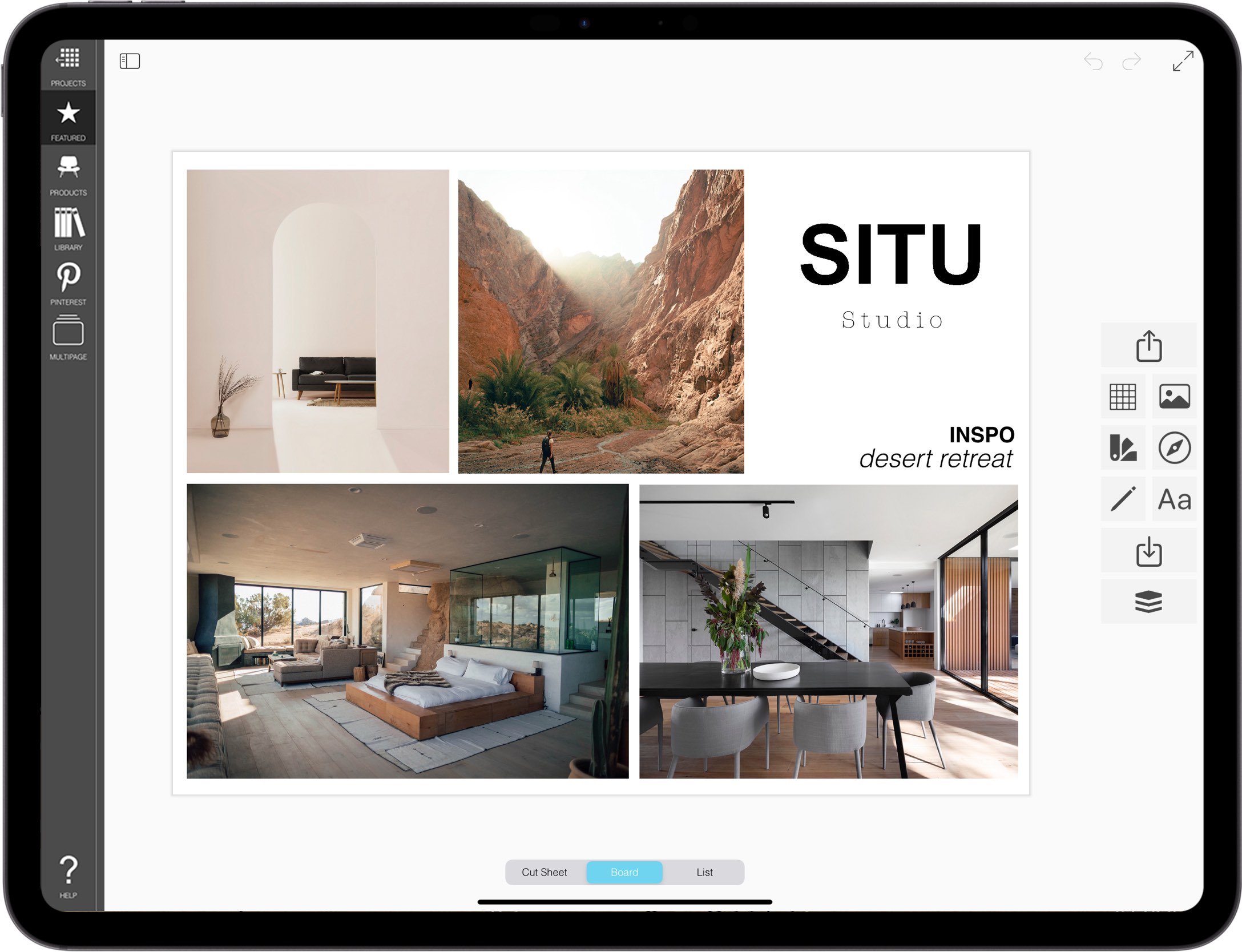 best interior architecture app for iPad_moodboard maker_moodboards_mood board maker_E4_best interior architecture app for iPad_moodboard maker_moodboards_mood board maker_03_Concept Design Board_Desert Retreat mood board